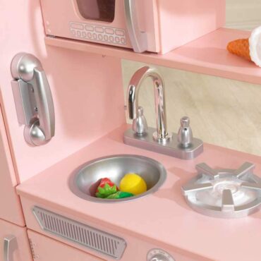 Винтидж детска дървена кухня в розово - детска играчка от Kidkraft(7)-bellamiestore