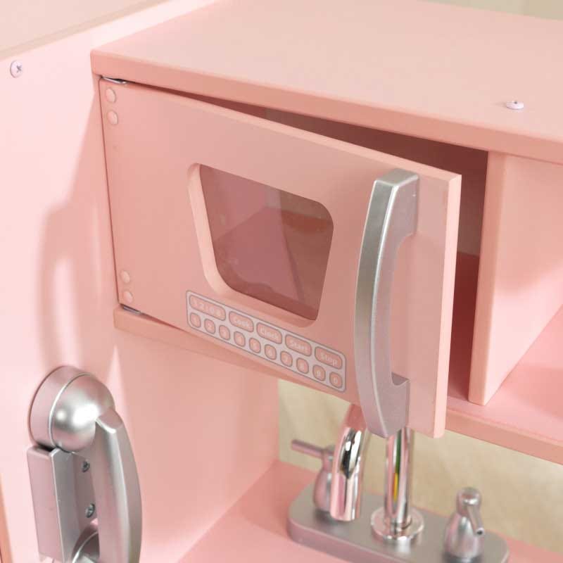 Винтидж детска дървена кухня в розово - детска играчка от Kidkraft(4)-bellamiestore