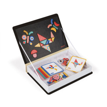 Образователна игра- Магнитна книга с фигури - детски играчка от Janod-bellamiestore