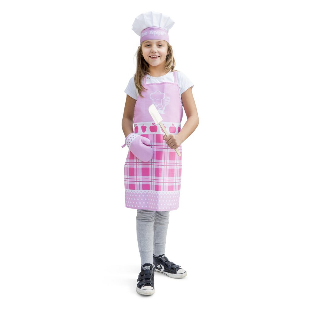 Детски готварски комплет - Малък шеф в розово от New classic toys-bellamie