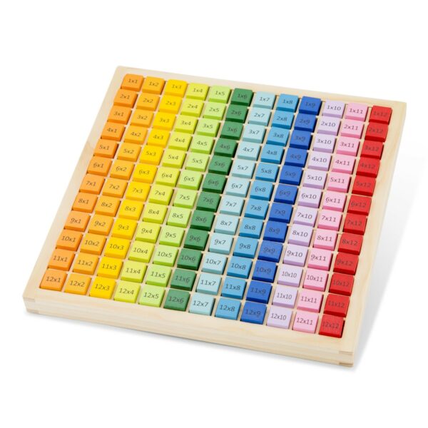 дървена таблица за умножение -образователни играчки от New classic toys-bellamiestore