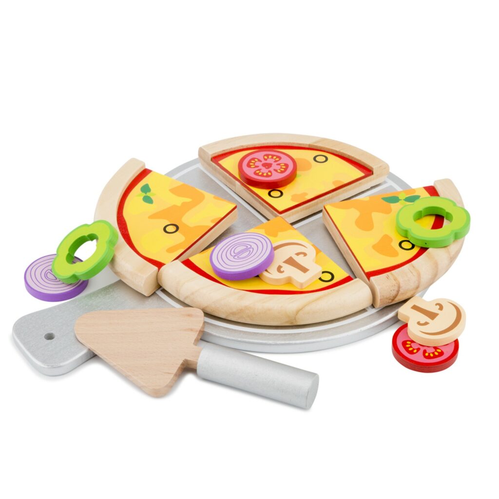Дървен комплек - Направи си пица от New classic toys-bellamiestore