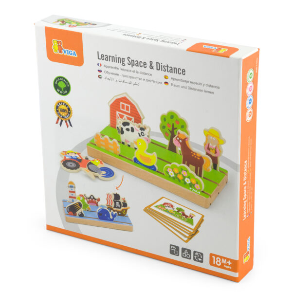Дървена играчка - Аз уча разстояния и пространство от Viga toys-bellamiestore