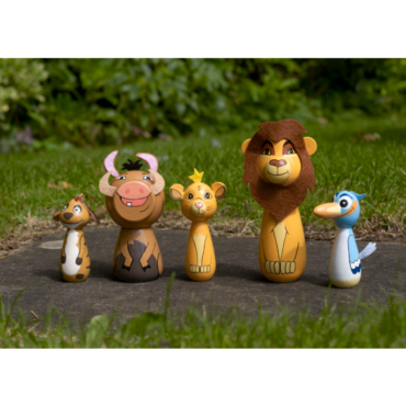 боулинг за деца с дървени фигурки от Цар Лъв - Disney от Orange tree toys-bellamiestore