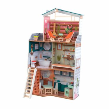 Дървена куклена къща за барбита - Марлоу от Kidkraft