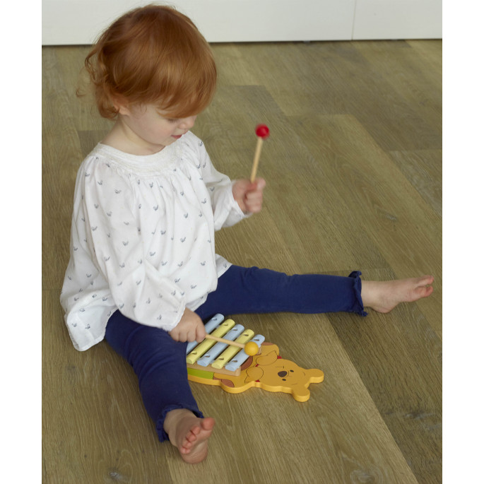 ксилофон за деца от дърво - Мечо Пух от Orange tree toys-bellamiestore