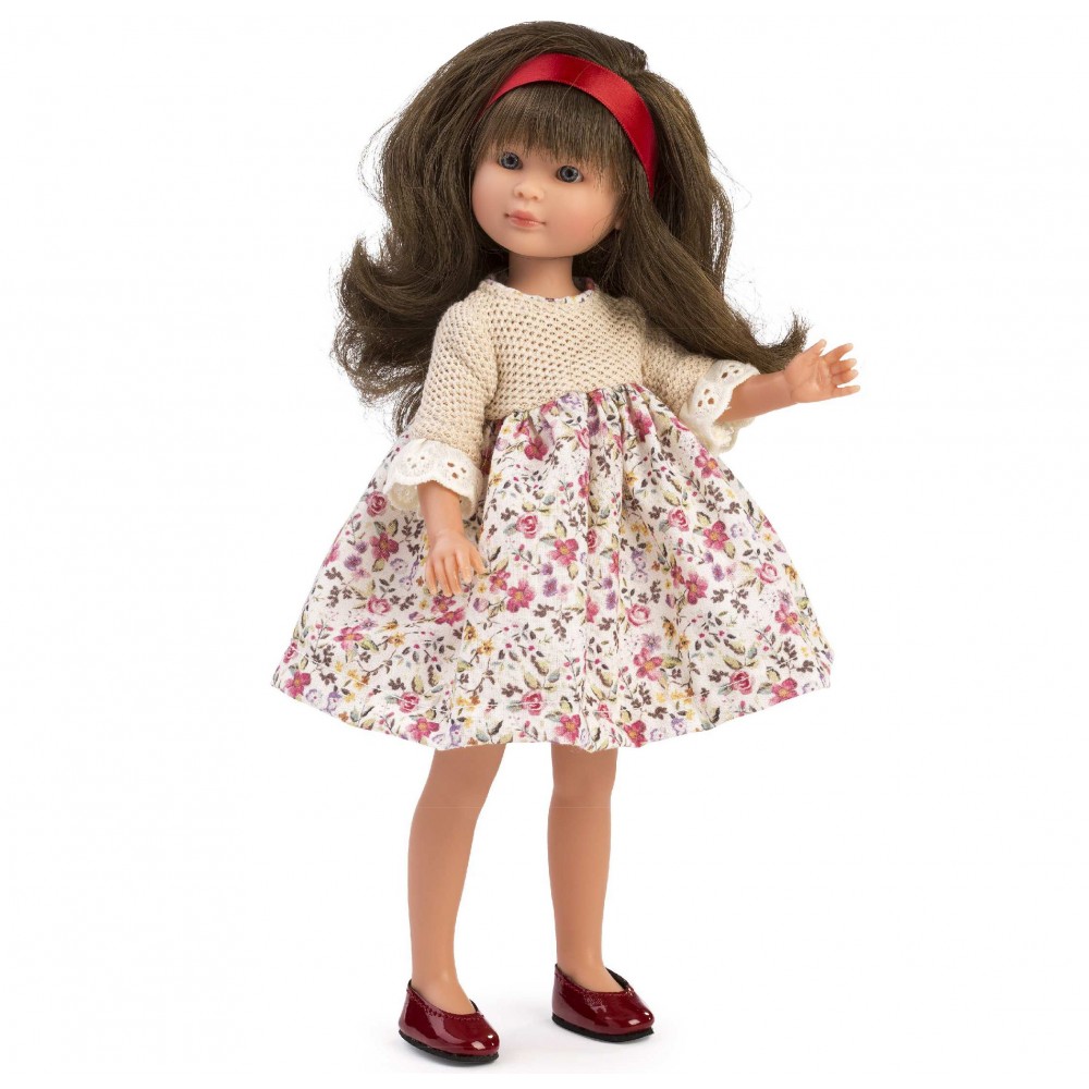 Кукла Силия с рокля от тюл и панделка 30 см. от Asi dolls-bellamiestore