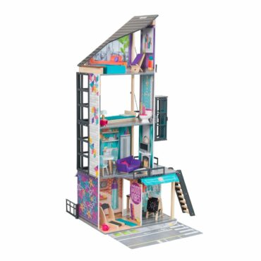 Дървена къща за кукли Барби - Кафенето на Бианка от KidKraft-bellamiestore