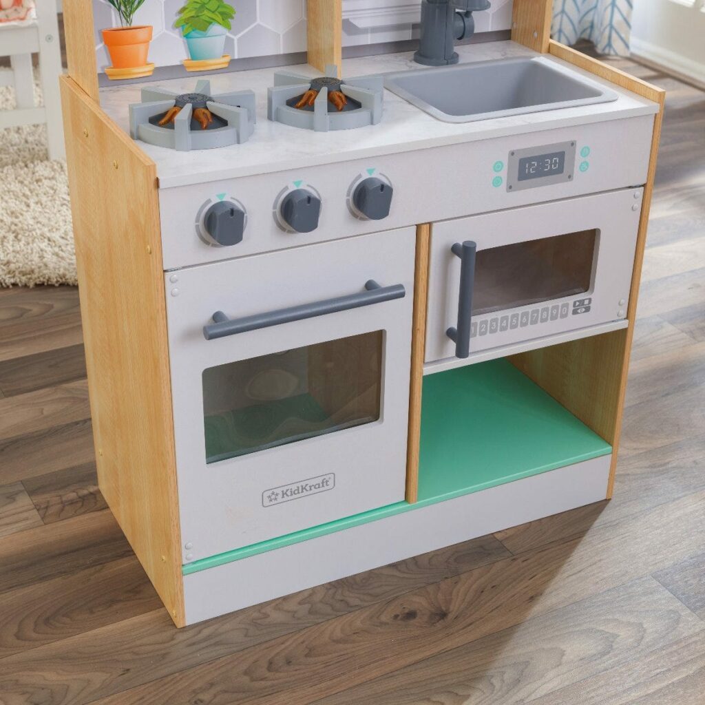 Модерна детска дървена кухня от KidKraft-bellamiestore