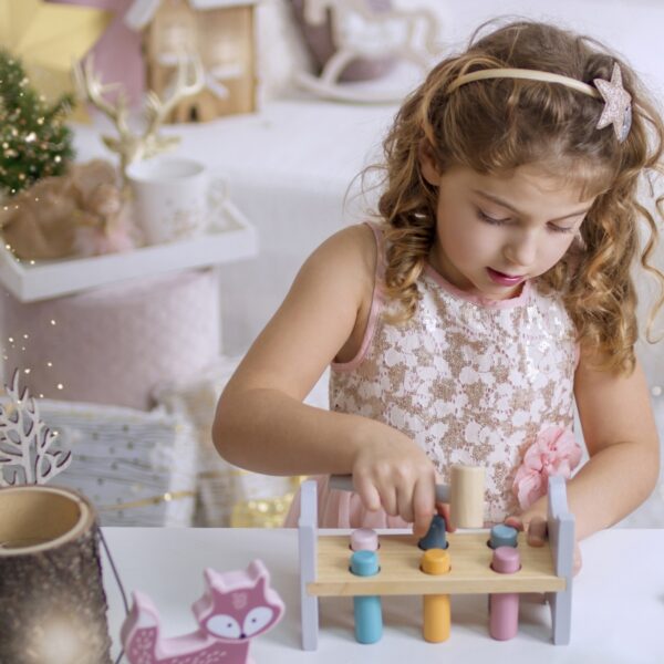 Дървена игра с чукче PolarB от Viga toys-bellamiestore