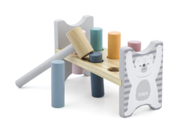 Дървена игра с чукче PolarB от Viga toys-bellamiestore