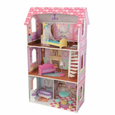 Дървена къща за кукли Барбита Пенелопе от KidKraft-bellamiestore