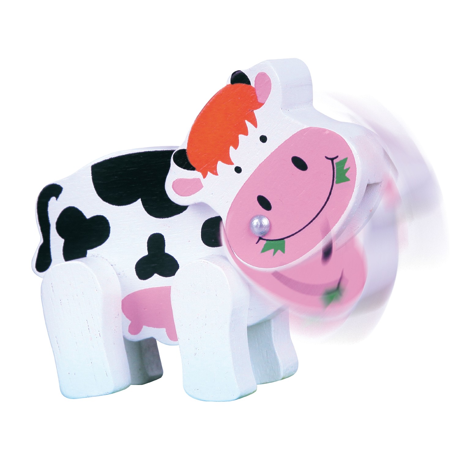 Дървена играчка лабиринт с крава - бебешка играчка от Viga toys-bellamiestore