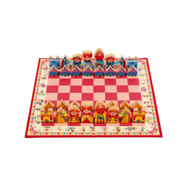 Janod Детски дървен шах - Каросел-bellamiestore
