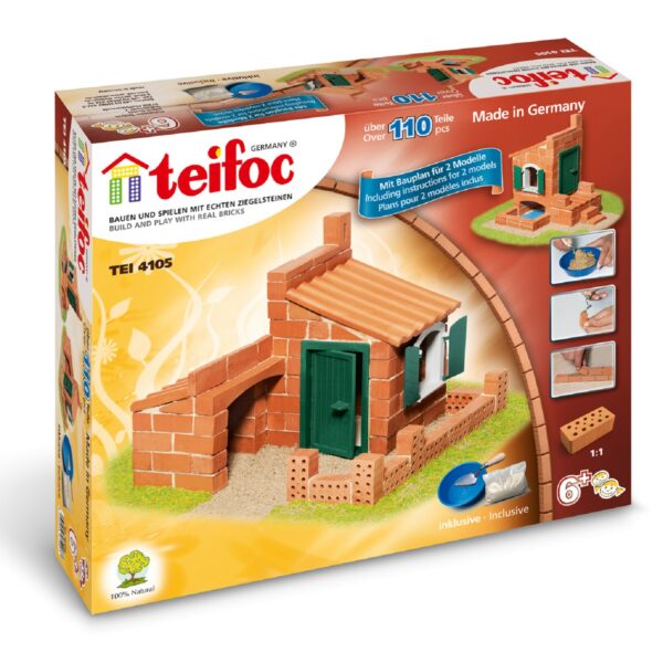 Конструктор от тухли и царевичен хоросан Teifoc-bellamiestore