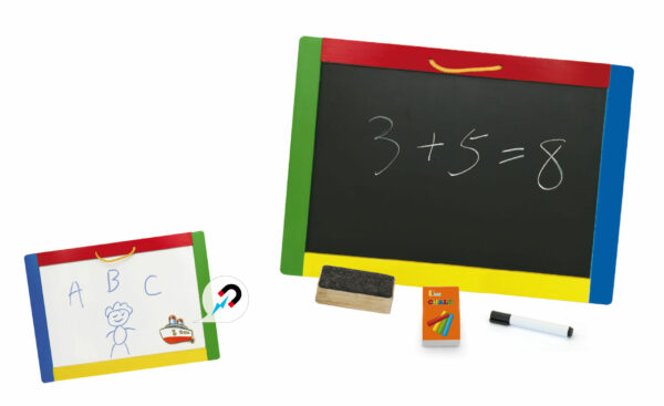 Дървена магнитна дъска с две лица от Viga toys-bellamiestore