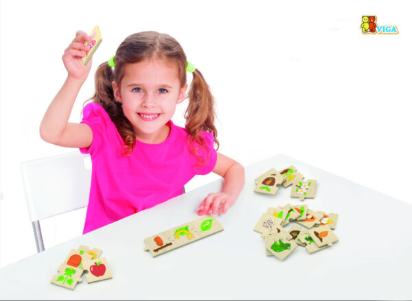 Детски дървен пъзел за разстежа на видовете от Viga toys-bellamiestore