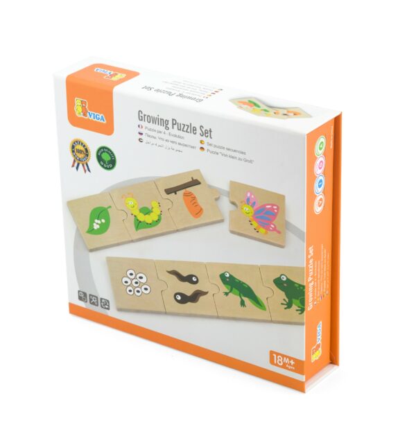 Детски дървен пъзел за разстежа на видовете от Viga toys-bellamiestore