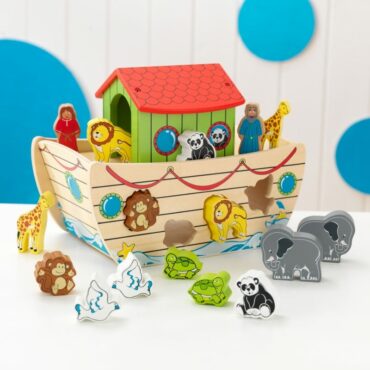Дървена играчка за сортиране Кораба на Ной от KidKraft-bellamiestore