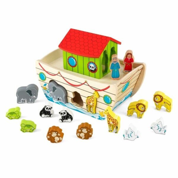 Дървена играчка за сортиране Кораба на Ной от KidKraft-bellamiestore