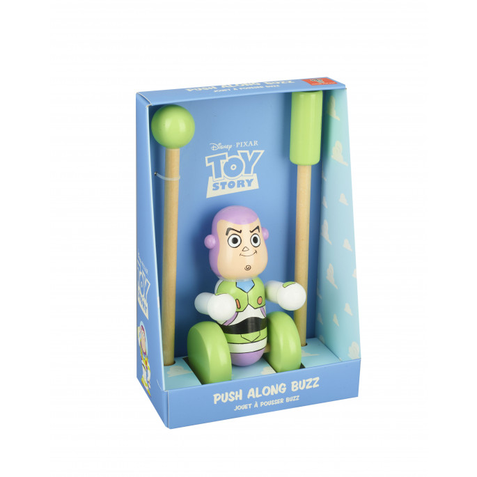 Дървена играчка буталка Бъз Светлинна Година © Disney/Pixar-bellamiestore