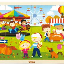 Детски дървен пъзел Есен от Viga Toys-bellamiestore