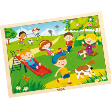 Детски дървен пъзел  Пролет от Viga Toys-bellamiestore