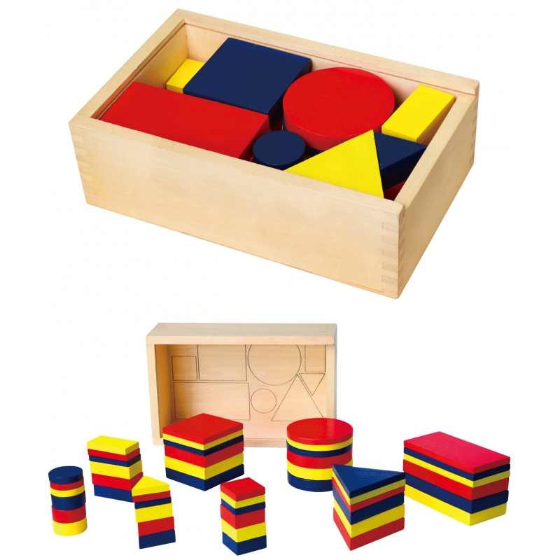 Логически блокове Денеш от Viga toys-bellamiestore