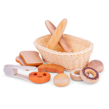 Дървена играчка - кошница с хлебчета от New classic toys-bellamiestore