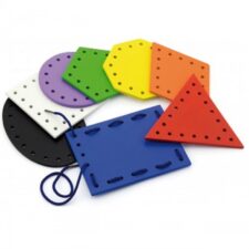 Дървени геометрични форми за промушване от Viga toys-bellamiestore