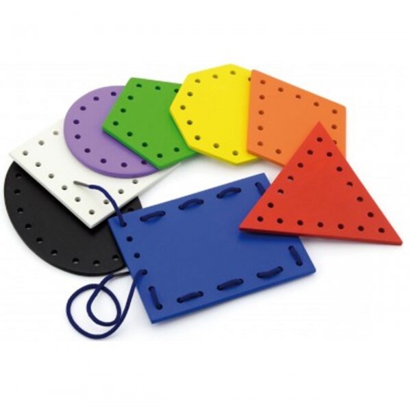 Дървени геометрични форми за промушване от Viga toys-bellamiestore