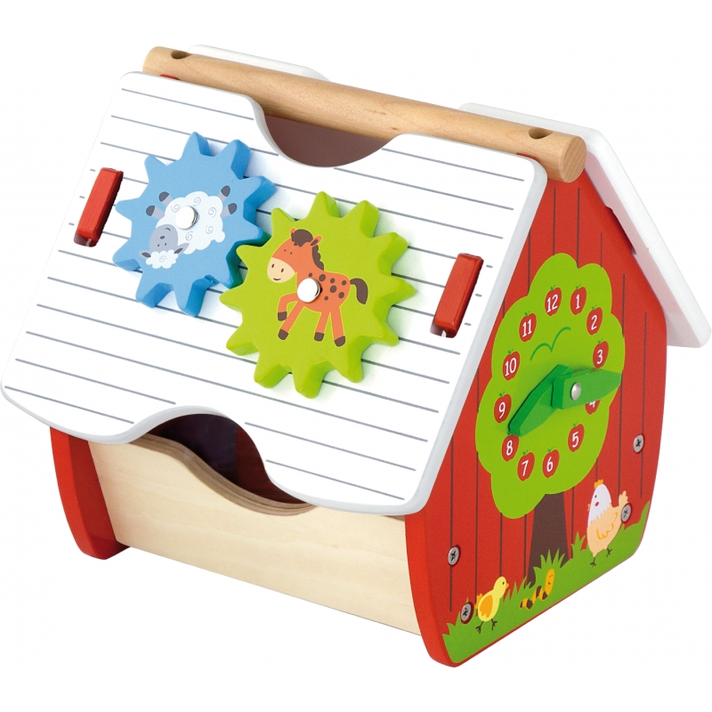 Дървена играчка за сортиране Фермата от Viga toys-bellamiestore