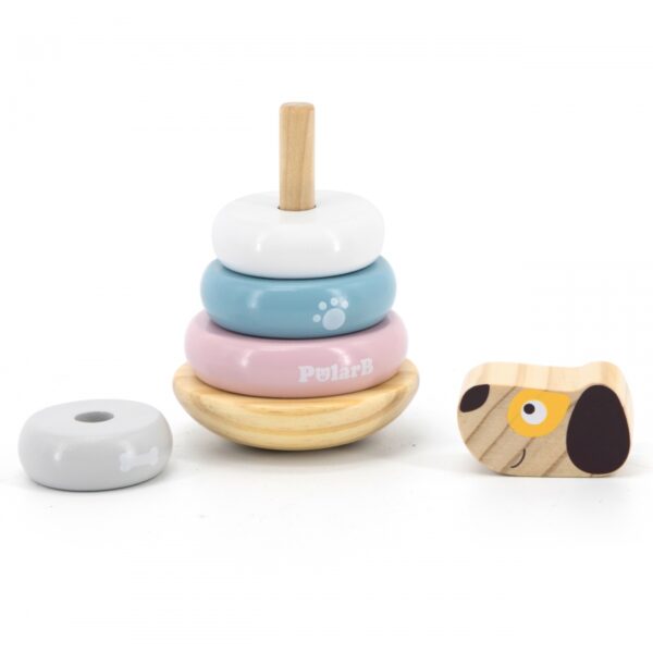 PolarB рингове за нанизване с кученце от Viga toys-bellamiestore