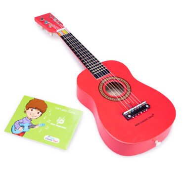 Детска китара червена - New classic toy музикални инструменти-bellamiestore