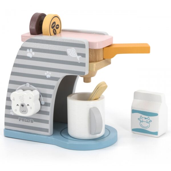 Дървена детска играчка - кафе машина Polar B-bellamiestore
