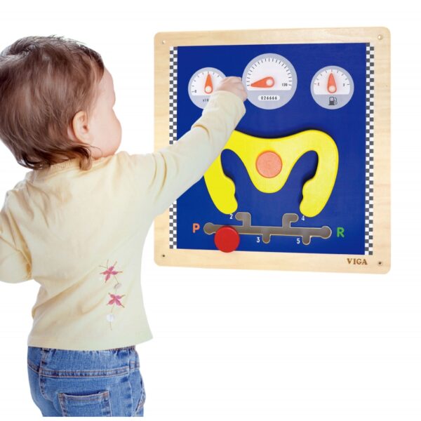 Дървена играчка - Кормило за стена от Viga toys-bellamiestore