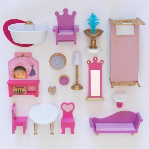 Къща за кукли Барби - Замъка на Розите от Kidkraft-bellamiestore