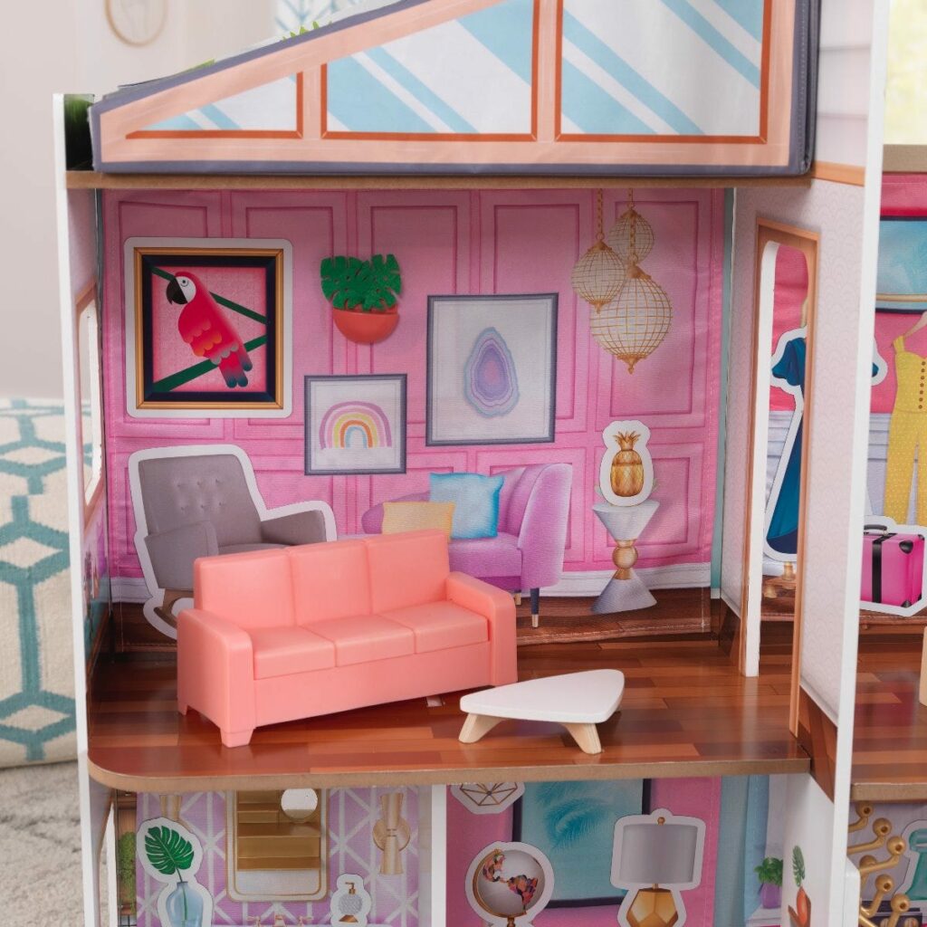 Къщичка за кукли с магнитно преобразяване от KidKraft-bellamiestore