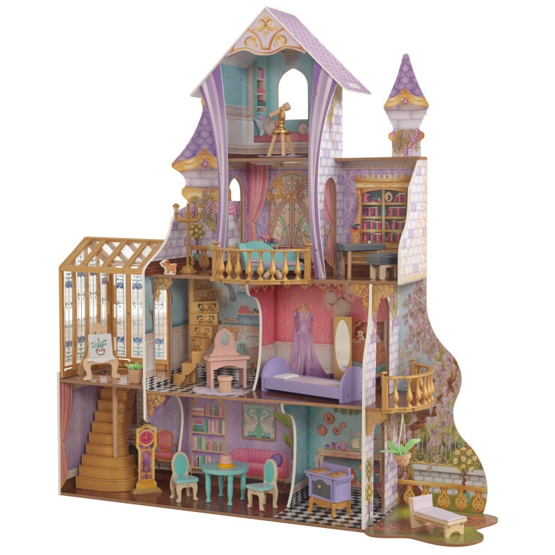 KidKraft омагьосаният замък - дървена къща за кукли-bellamiestore