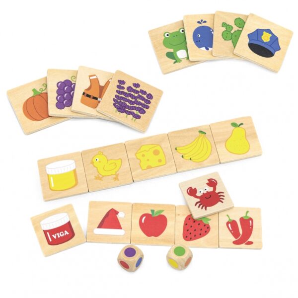 Игра за сортиране на предмети по цветове – образователен пъзел от Viga Toys за ранно развитие 1