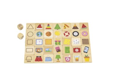 Образователнa игра Уча геометричните форми от Viga toys-bellamiestore