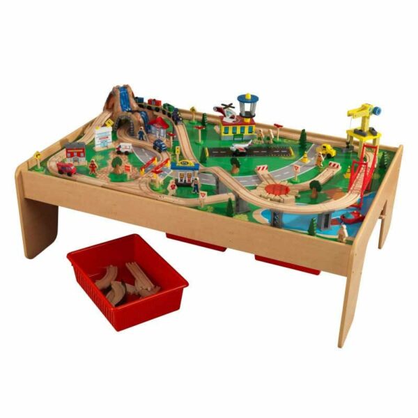 Маса за игра с детски влакчета - Планината от Kidkraft-bellamiestore
