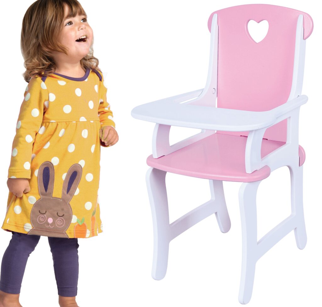 Стол за хранене на кукли - дървени играчки от Viga toys-bellamiestore