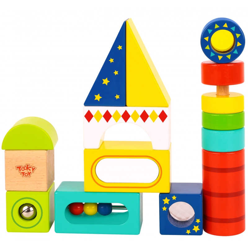 Дървени музикални блокчета от Tooky toy-bellamiestore