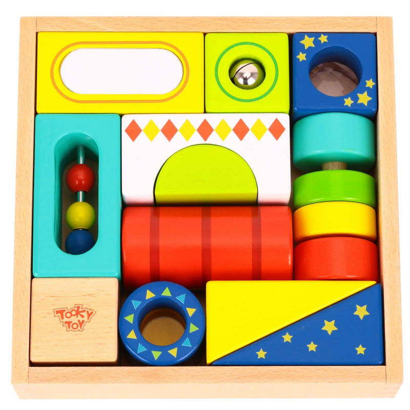 Дървени музикални блокчета от Tooky toy-bellamiestore