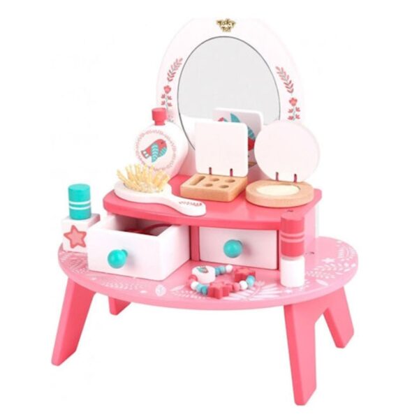 Детска дървена гримьорна с аксесоари Tooky Toy 2