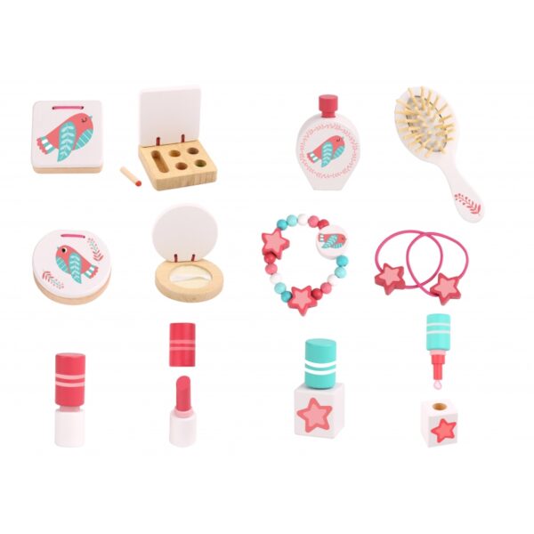 Детска дървена гримьорна с аксесоари Tooky Toy 1
