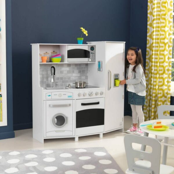 Детска дървена кухня със светлини и звуци от KidKraft-bellamiestore