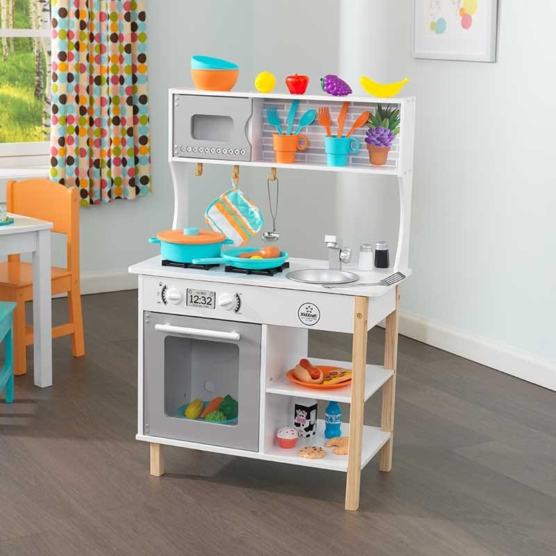 KidKraft детска кухня за игра с много аксесоари-bellamiestore