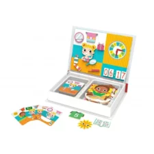 Магнитна книга Учим часовника заедно от Tooky toy-съдържанието на продукта